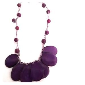 Women tagua necklace.(code:ACPR-N-006)